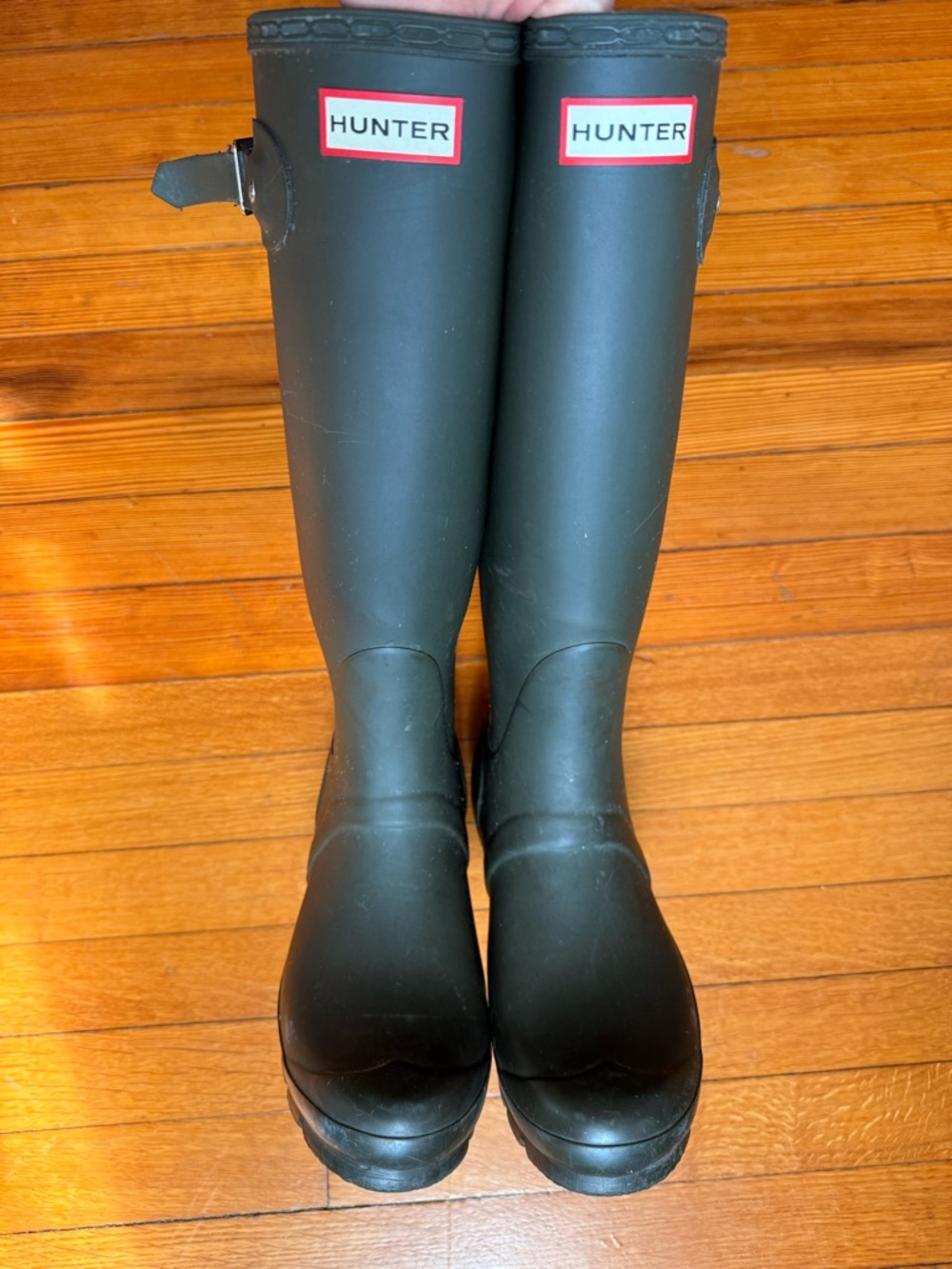Hunter Original Tall Matte Green Rain Boots